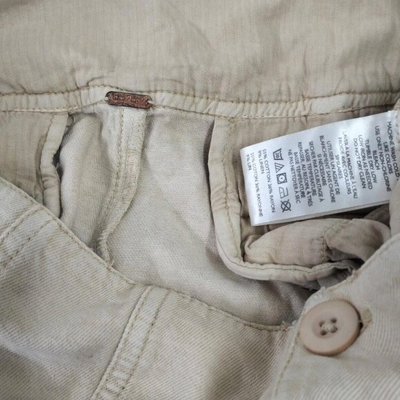 Free People Cream Wide Leg Pants - Picture 11 of 11